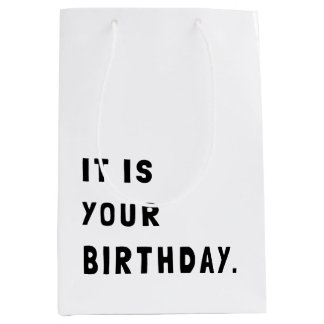 Funny ist dein Geburtstag Mittlere Geschenktüte