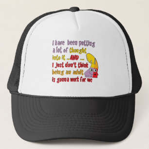 Funny ist ein Erwachsener Truckerkappe