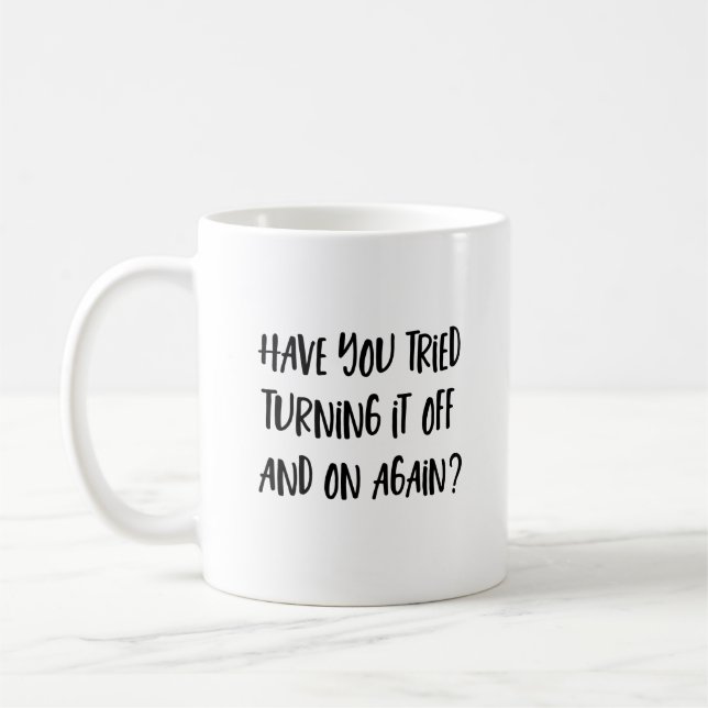 Funny IT Geek Tasse (Links)
