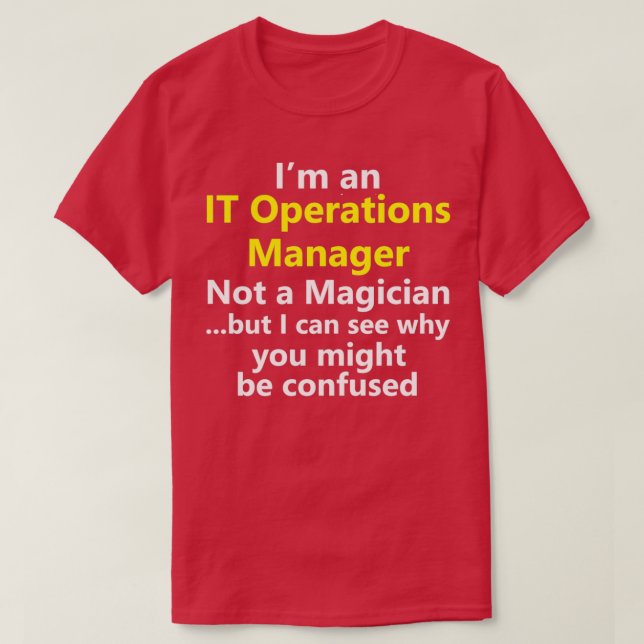 Funny IT Manager Job Information Technology Karrie T-Shirt (Design vorne)