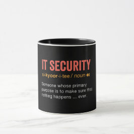 Funny IT Security Definition Tasse