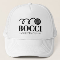 Funny Italian Boccer Ball Game Trucker hat
