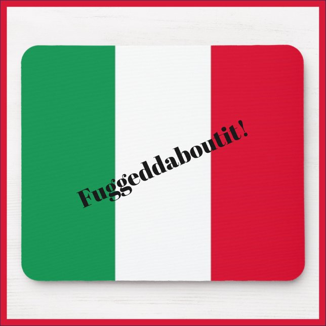 Funny Italian Flag Mousepad (Von Creator hochgeladen)