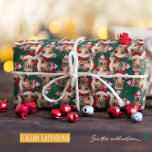 Funny Italian Greyhound Christmas Pattern Geschenkpapier<br><div class="desc">Das lustige italienische Greyhound Weihnachtsmuster weist eine Aquarellfarbe eines italienischen Greyhound mit einem roten Weihnachtshut und einer Weihnachtskleidung des Hundes auf. Funny Design für Hunde Liebhaber!</div>