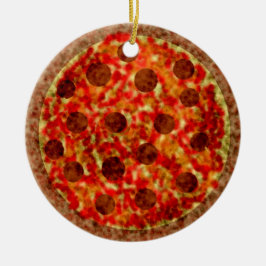 Funny Italian Pizza Christmas Ornament