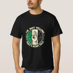Funny Italian Pride Shirt - Ich schreie nicht