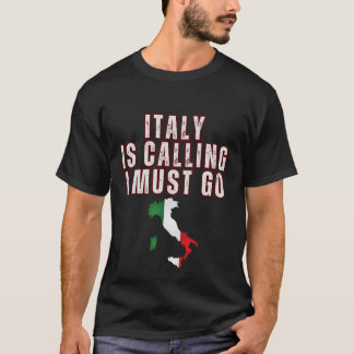 Funny Italy ruft Shirt für Männer an
