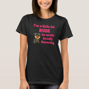 Funny Iu2019m ein bisschen rude, aber meistens soz T-Shirt