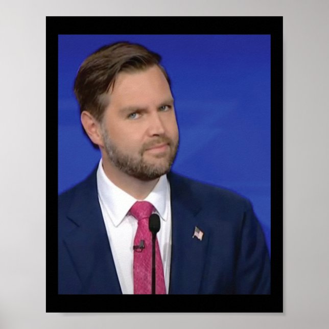 Funny J.d Vance Meme Vizepräsidentin Debatten Gesi Poster (Vorne)