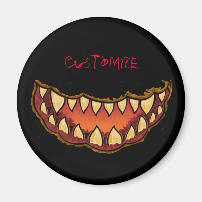 Funny Jack o'lantern Thunder_Cove Magnet (Vorne)