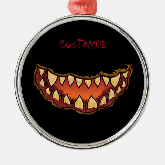 Funny Jack o'lantern Thunder_Cove Ornament Aus Metall (Vorne)