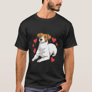 Funny Jack Russel Leben ist besser mit Jack Russe T-Shirt