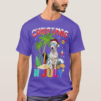 Funny Jack Russell in der Weihnachtsmannmütze Sonn T-Shirt