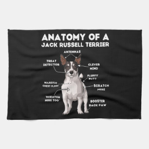 Funny Jack Russell Terrier Geschirrtuch