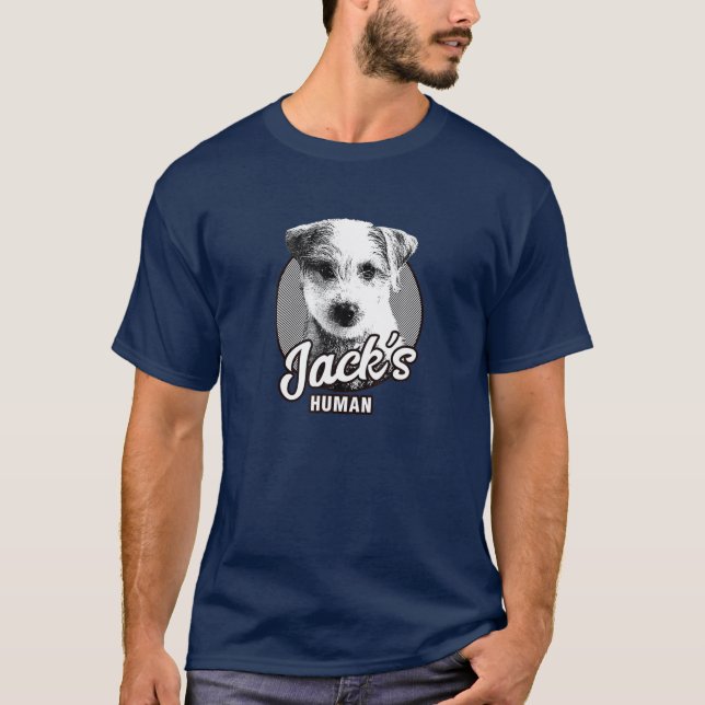 Funny Jack's Human Cute Dog Lover's Pet T-Shirt (Vorderseite)