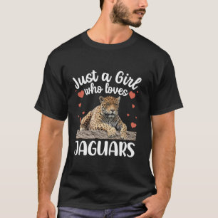 Funny Jaguar Kunst für Mädchen Frauen Kinder Große T-Shirt