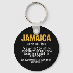 Funny Jamaica Definition Sprichwort Jamaican Patoi Schlüsselanhänger