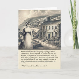 Funny Jane Austen Sense and Sense Card Karte