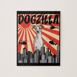 Funny Japanese Dogzilla Whippet Puzzle