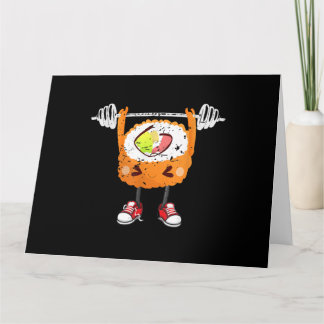Funny Japanese Food Gym Weightlift Geschenk T - Sh Karte