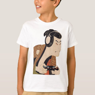 Funny Japanese Gamer Samurai Ukiyo-e Art T-Shirt