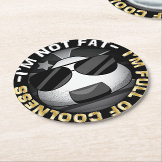 Funny japanese riceball runder pappuntersetzer