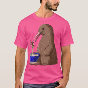 Funny Japanisch Kawaii Ramen Kiwi Bird T-Shirt