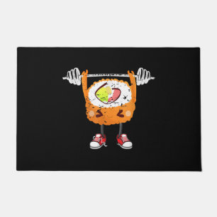 Funny Japanischer Food Gym Weightfting Geschenk T  Fußmatte