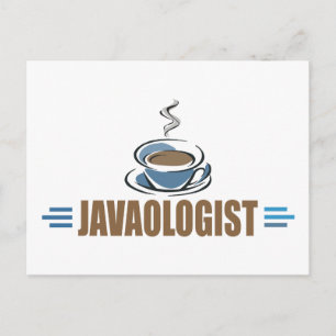 Funny Java-Kaffee Postkarte