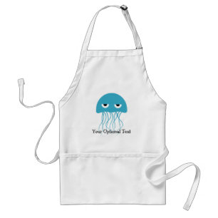 Funny Jellyfish custom aprons Schürze