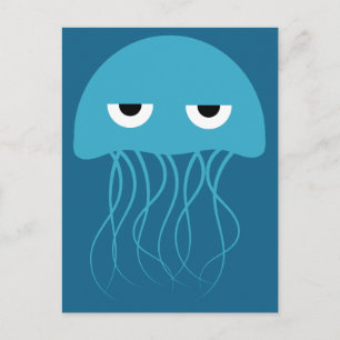 Funny Jellyfish Postkarte