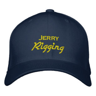 Funny Jerry Rigging Bestickte Baseballkappe
