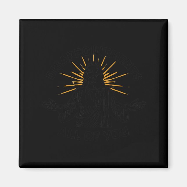 Funny Jesus Christlich beten - Enttreibungen alle Magnet (Vorne)