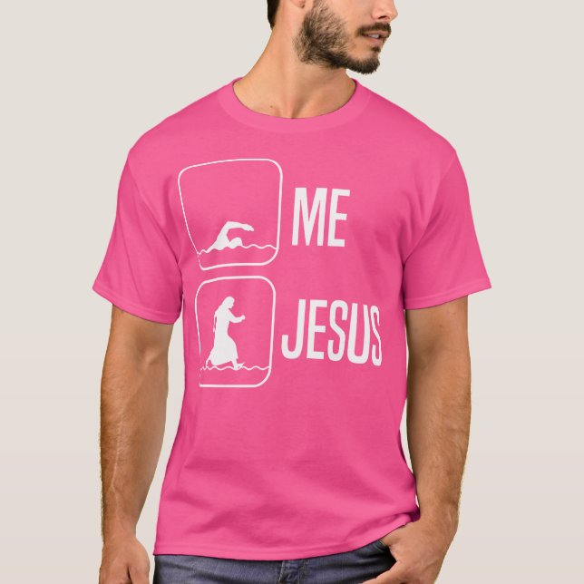 Funny Jesus Cooler religiöser Christlicher Jesus T-Shirt (Vorderseite)