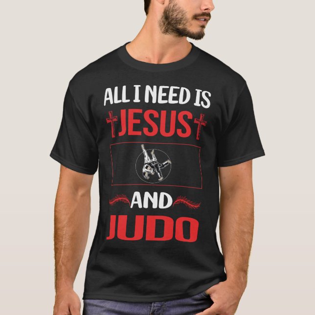 Funny Jesus Judo T-Shirt (Vorderseite)