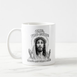 Funny Jesus Meme OMG Das ist nicht, was ich gesagt Kaffeetasse