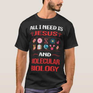 Funny Jesus Molekulare Biologie T-Shirt