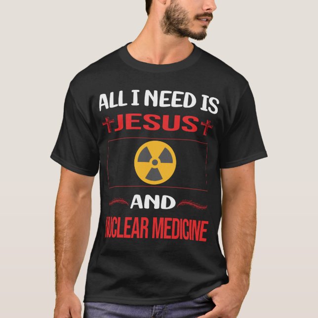 Funny Jesus Nuklear Medicine T-Shirt (Vorderseite)