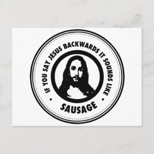 Funny Jesus Postkarte