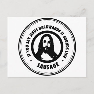 Funny Jesus Postkarte
