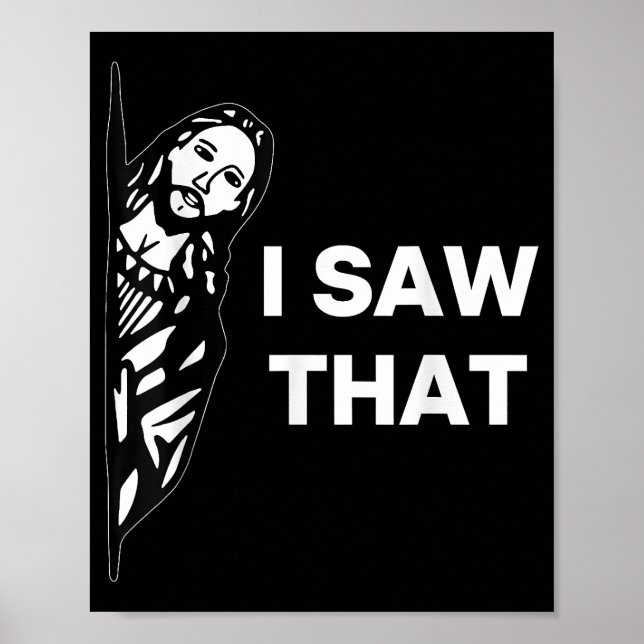 Funny Jesus sah ich, dass Poster (Vorne)