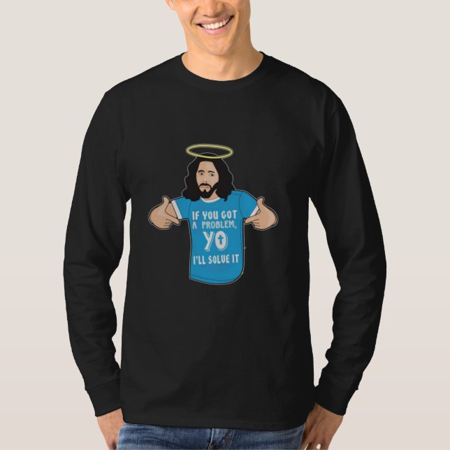 Funny Jesus Shirt Christlich Meme Yo werde ich es  (Vorderseite)