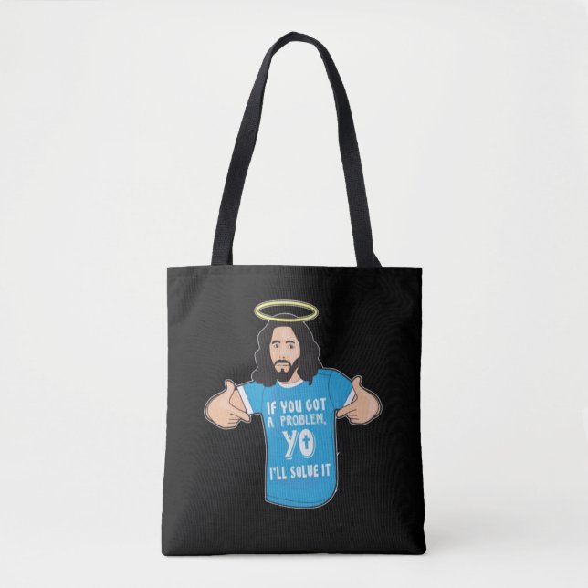Funny Jesus Shirt Christlich Meme Yo werde ich es  (Vorderseite)