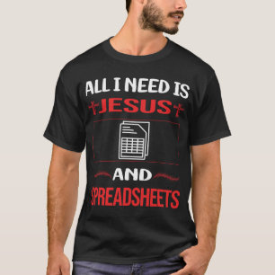 Funny Jesus Spreadsheet T-Shirt