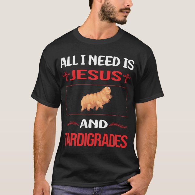 Funny Jesus Tardigrade Tardigrades Tardigrada Wate T-Shirt (Vorderseite)