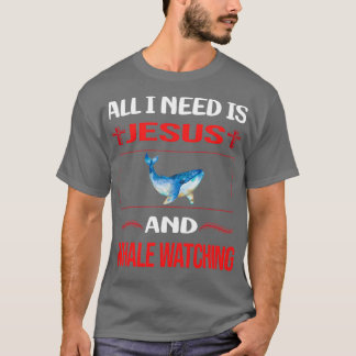 Funny Jesus Whale Watching T-Shirt