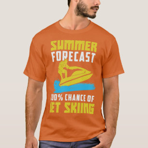 Funny Jet Ski Skifahren Jetski Reiten Geschenk T-Shirt