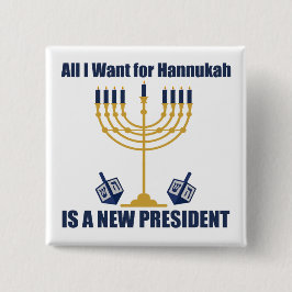 Funny Jewish Anti Trump Politisch Hanukkah Button