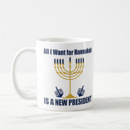 Funny Jewish Anti Trump Politisch Hanukkah Kaffeetasse