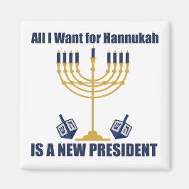 Funny Jewish Anti Trump Politisch Hanukkah Magnet